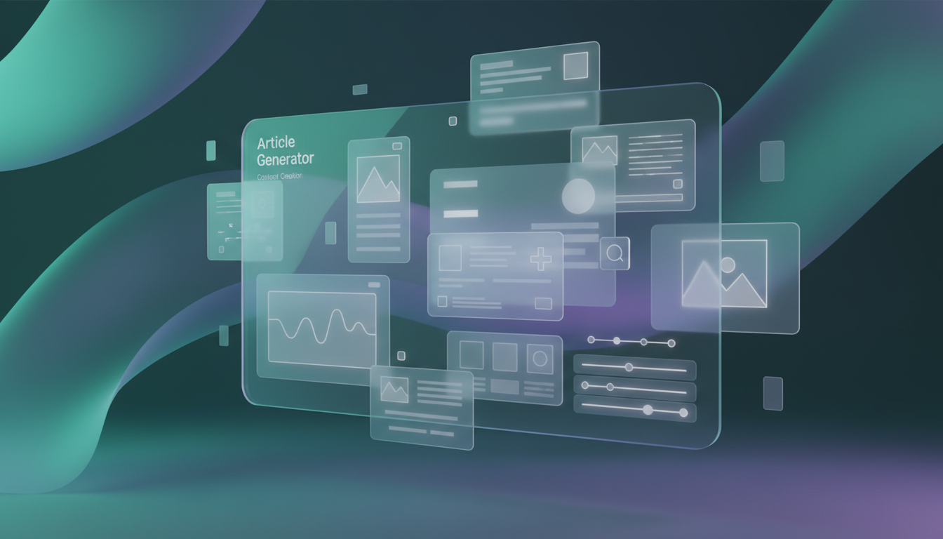 AI Article Generator composing SEO-optimized blog posts, pillar pages, and long-form content with entity integration