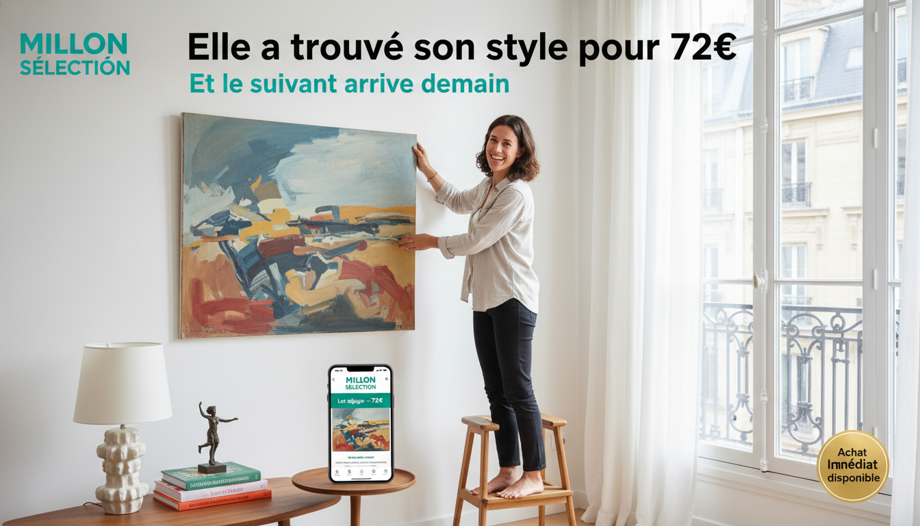 Campagne lifestyle Millon Sélection