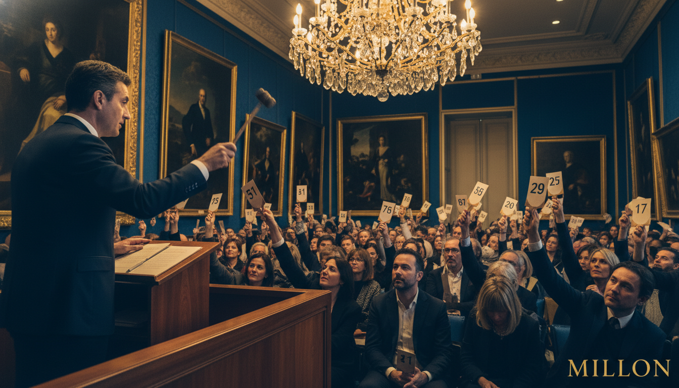 Millon campagne institutionnelle — vente en salle