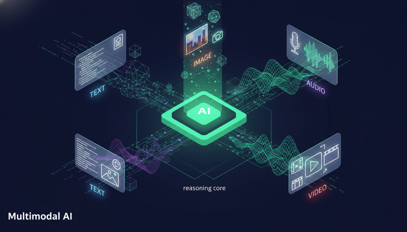 Multimodal AI - concept illustration
