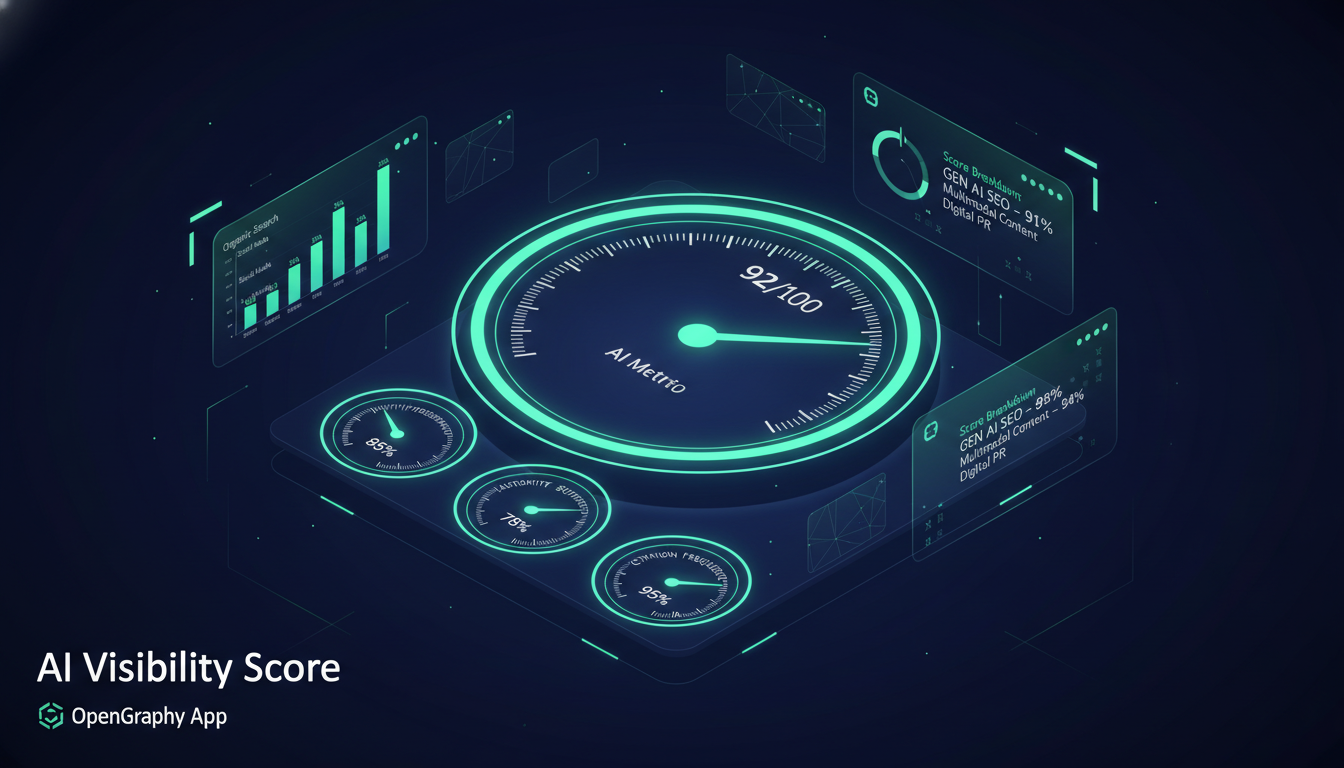 AI Visibility Score - concept illustration