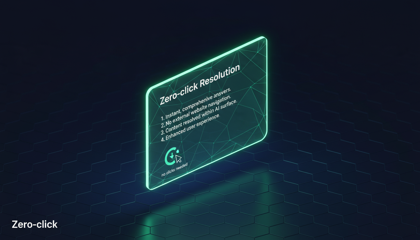 Zero-click Resolution - concept illustration