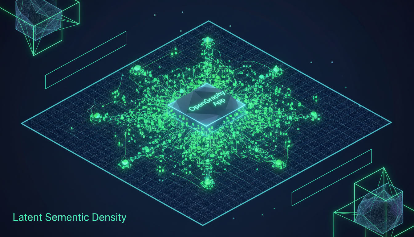 Latent Semantic Density (GEO & AI Visibility) Latent Semantic Density - visual concept illustration