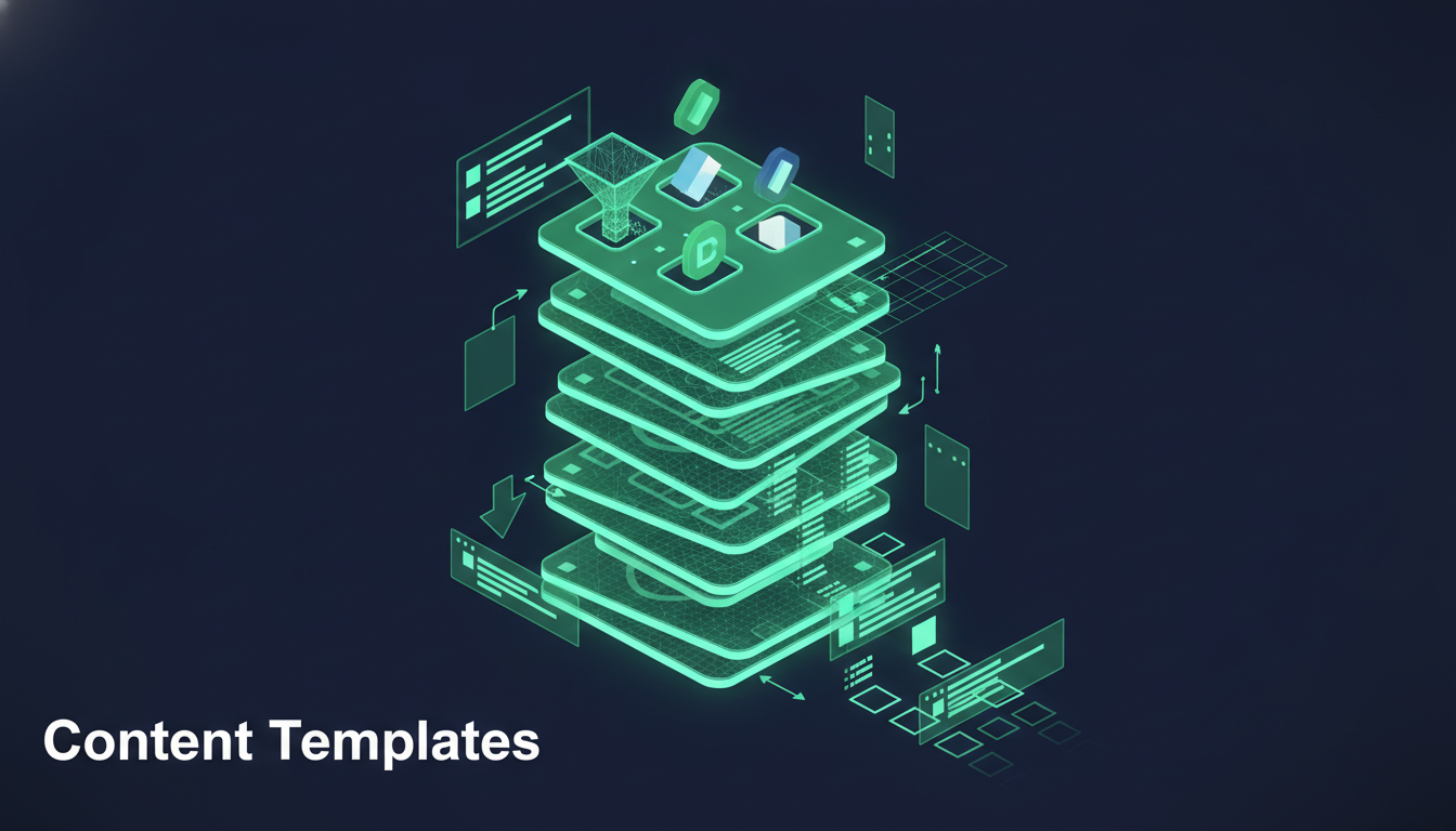 Content Templates - concept illustration