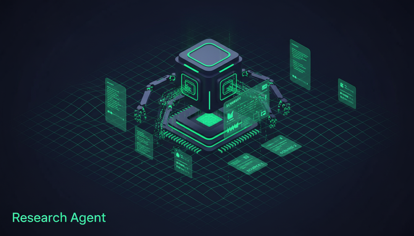 Research Agent - concept illustration