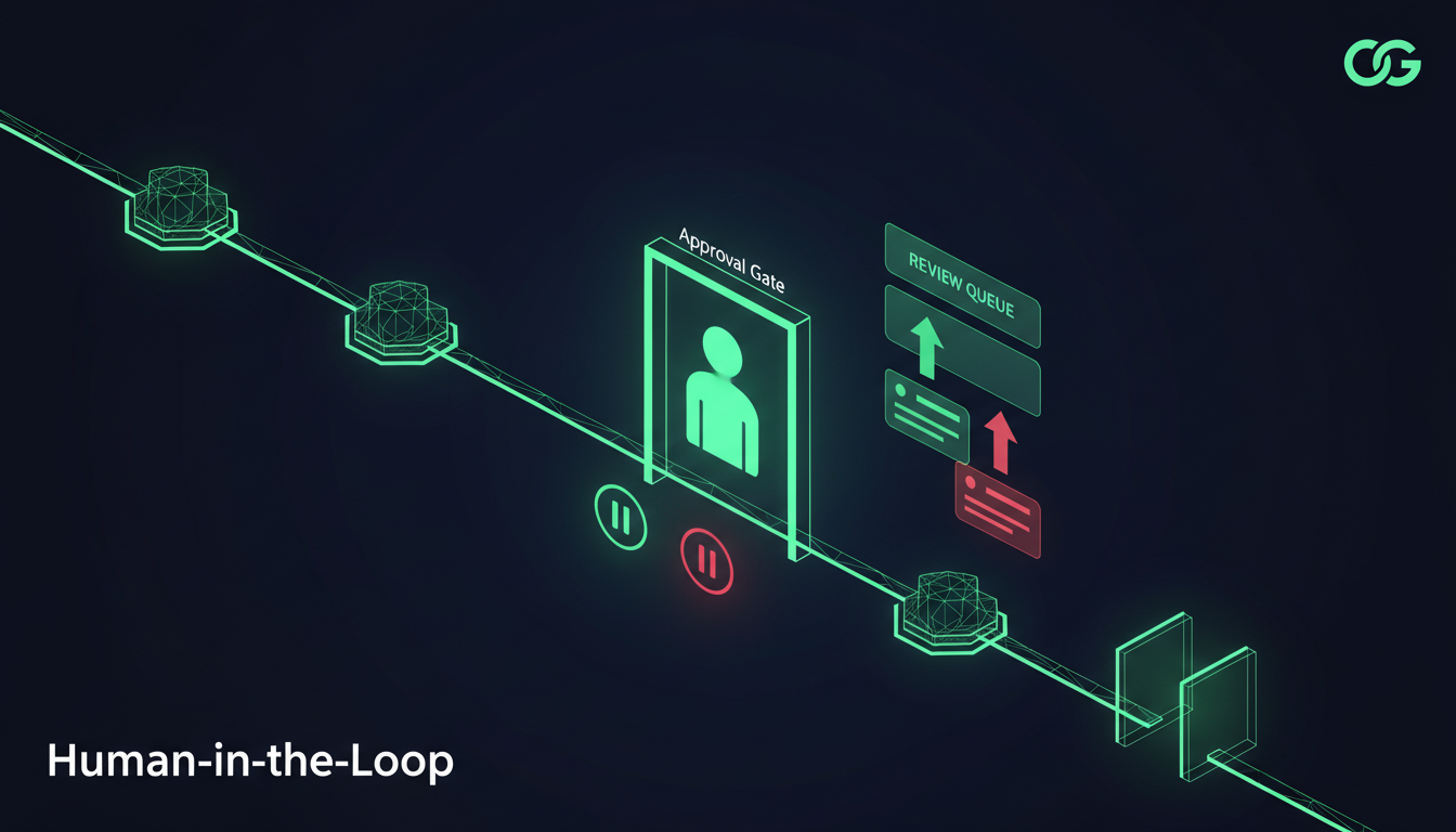 Human-in-the-Loop (HITL) (Agents & Automations) Human-in-the-Loop (HITL) - visual concept illustration
