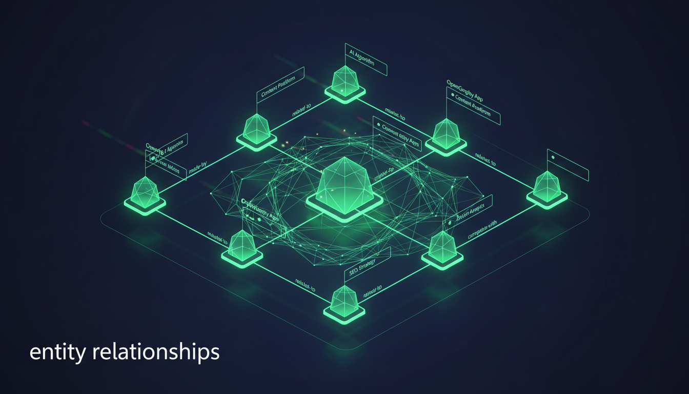 Entity Relationships - concept illustration