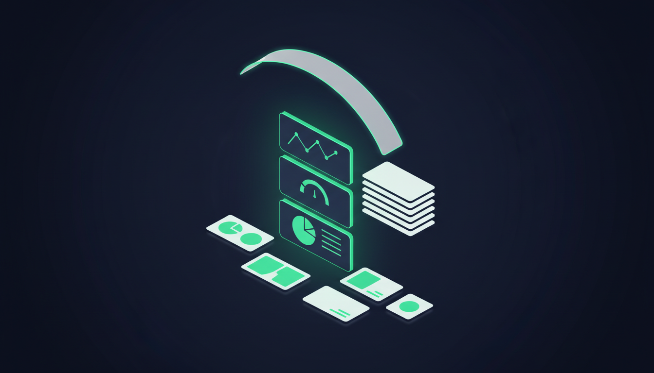 Agencies & Consultants workspace — luminous multi-client dashboard tiles, deliverables stack, white-label brand ribbon, and pitch-deck slide cards